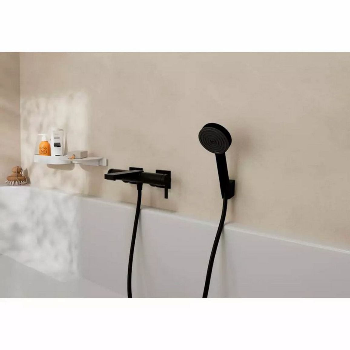 Змішувач Tecturis S для ванни Matt Black Hansgrohe (73422670) Змішувач Tecturis S для ванни Matt Black Hansgrohe (73422670)