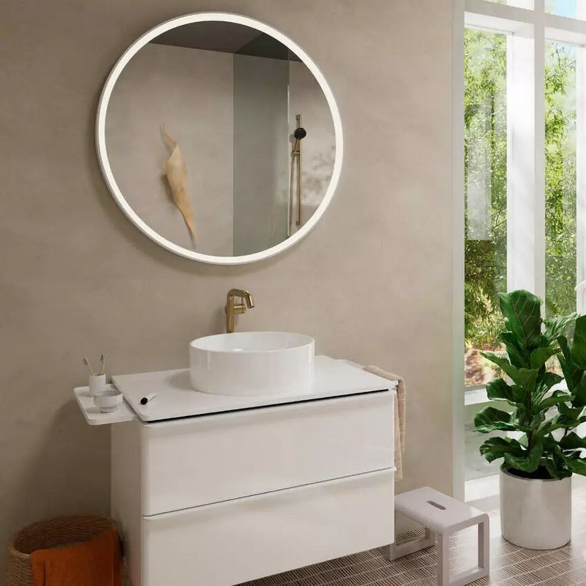 Смеситель Tecturis S 240 Fine CoolStart для умывальника без клапана Bronze Hansgrohe (73372140) Смеситель Tecturis S 240 Fine CoolStart для умывальника без клапана Bronze Hansgrohe (73372140)
