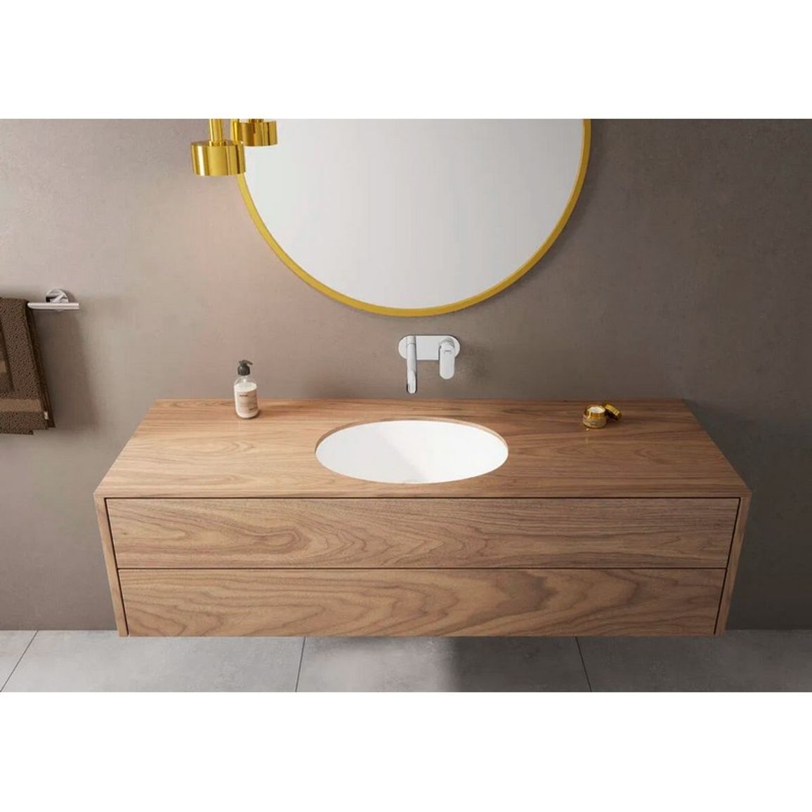 Смеситель для умывальника настенный Vernis Blend Chrome Hansgrohe (71576000)