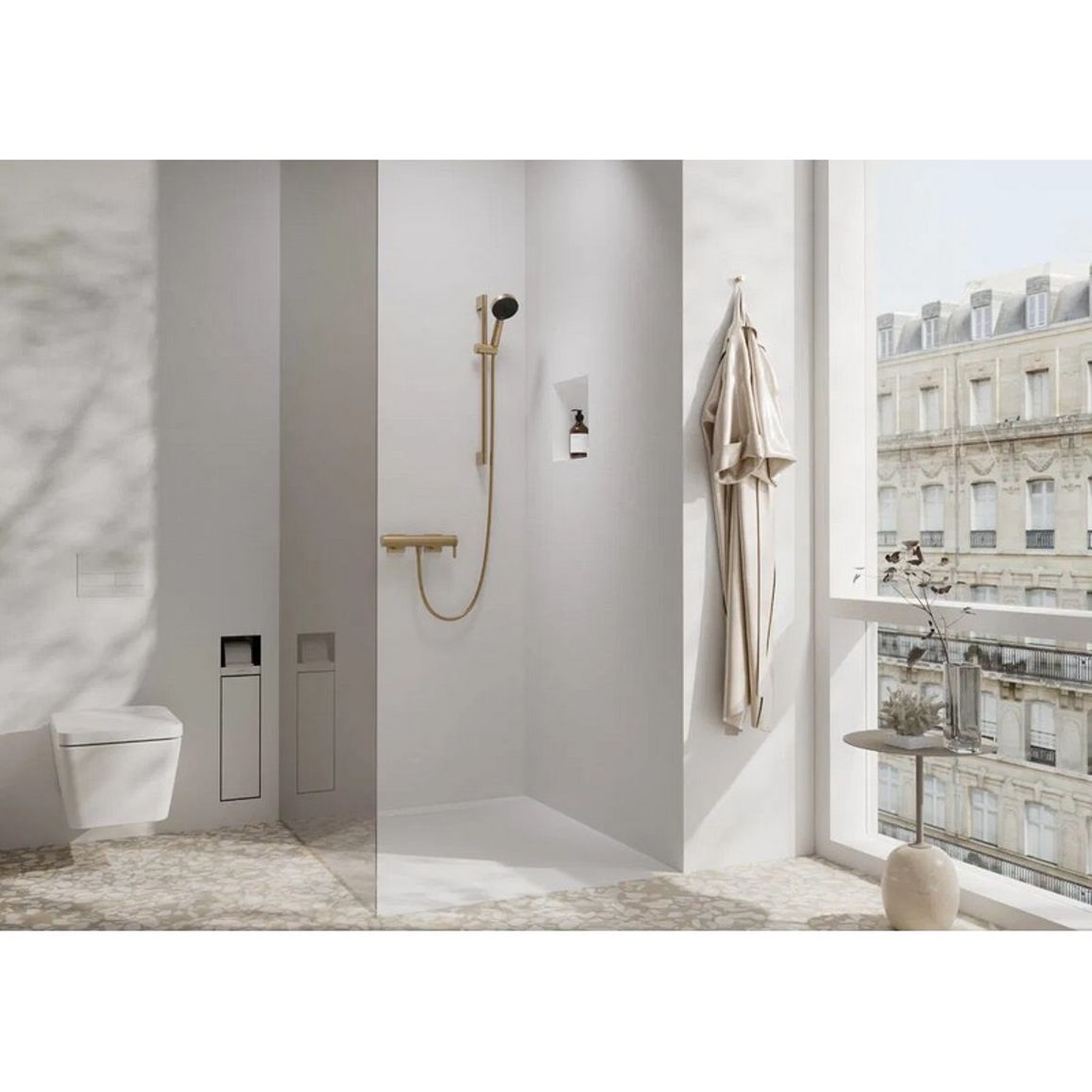 Смеситель для душа Tecturis E Brushed Bronze Hansgrohe (73620140) Смеситель для душа Tecturis E Brushed Bronze Hansgrohe (73620140)