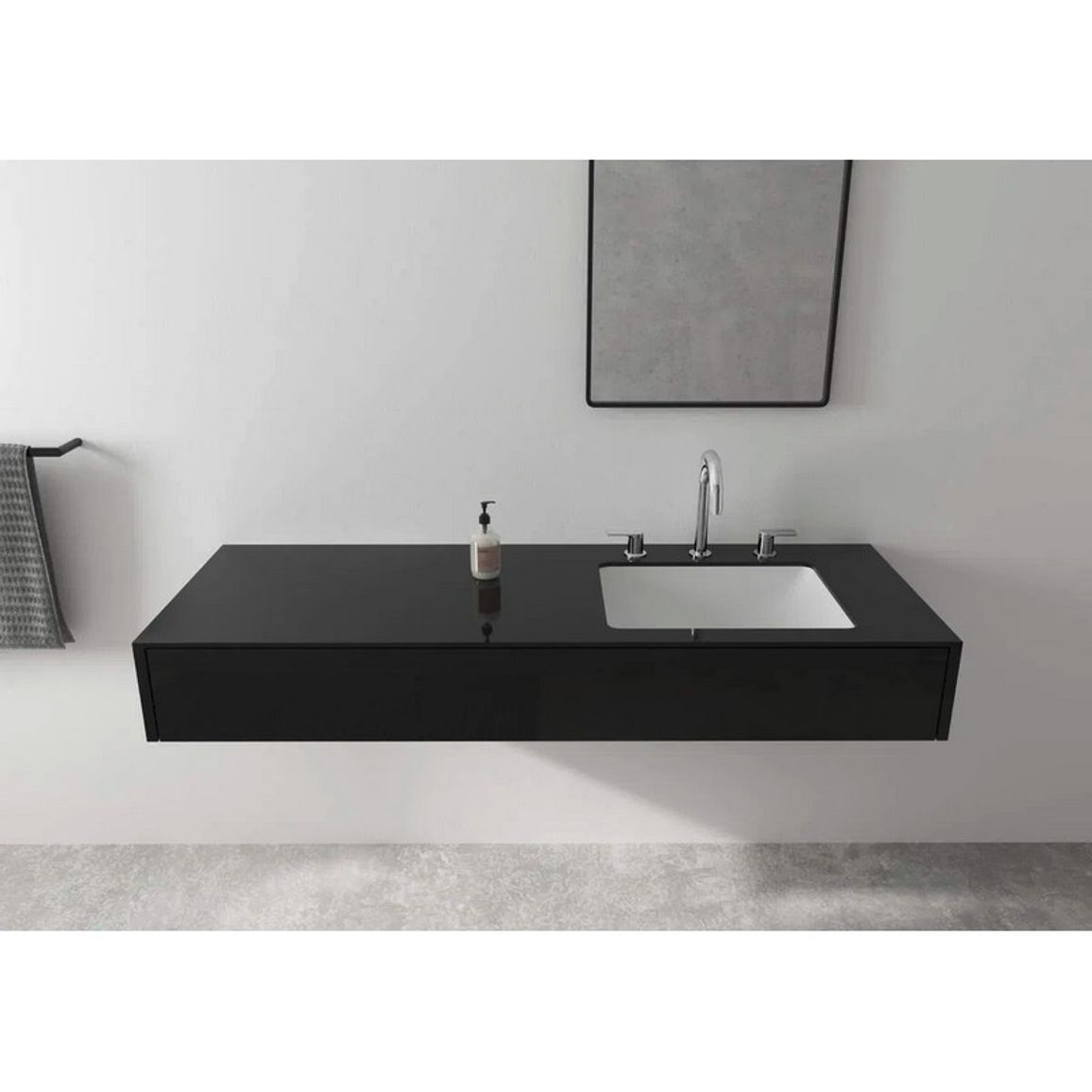 Змішувач для умивальника Vernis Shape на 3 отвори з донним клапаном pop-up Matt Black Hansgrohe (71563670) Змішувач для умивальника Vernis Shape на 3 отвори з донним клапаном pop-up Matt Black Hansgrohe (71563670)
