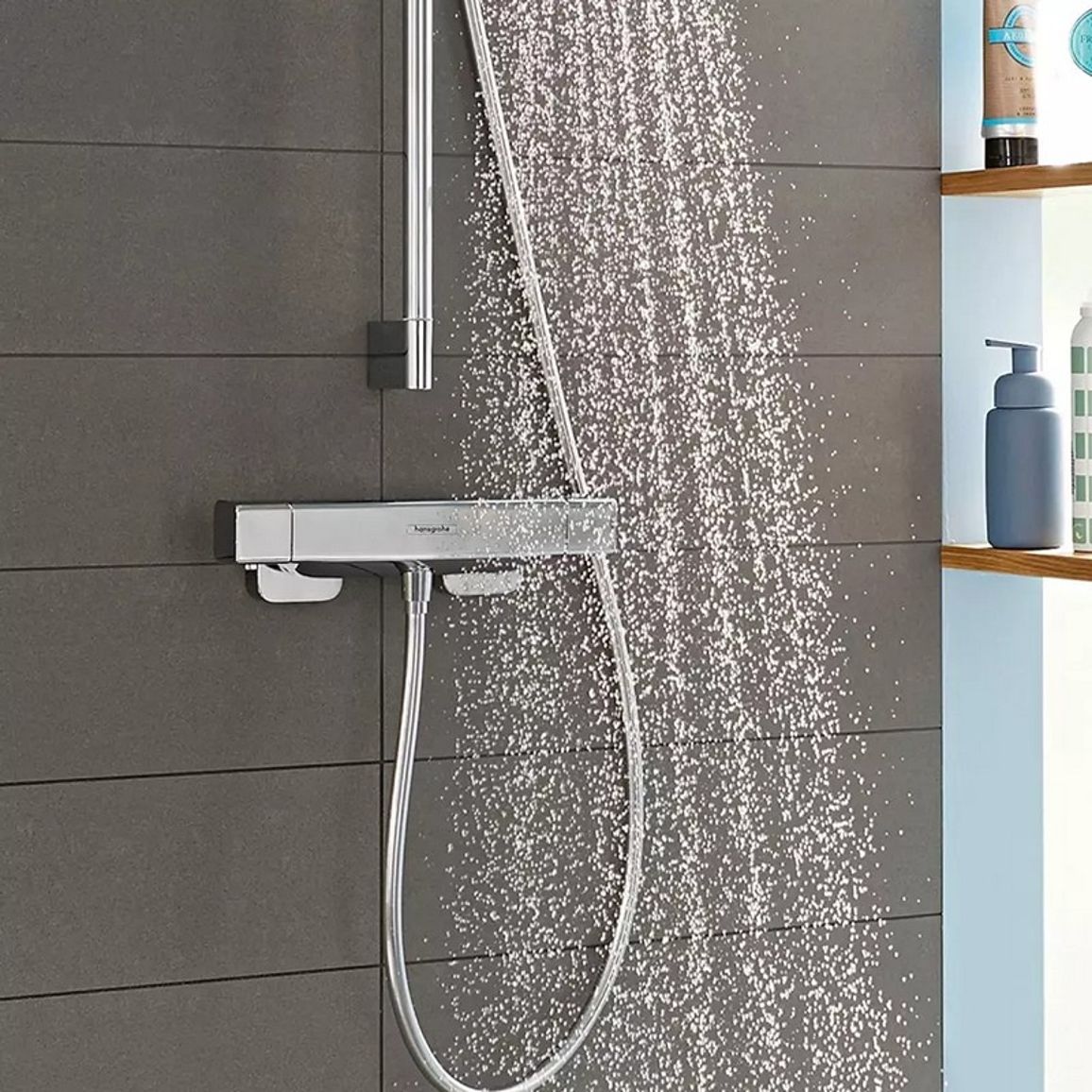 Термостат для душу Ecostat E Coolcontact Chrome Hansgrohe (15773000) Термостат для душу Ecostat E Coolcontact Chrome Hansgrohe (15773000)