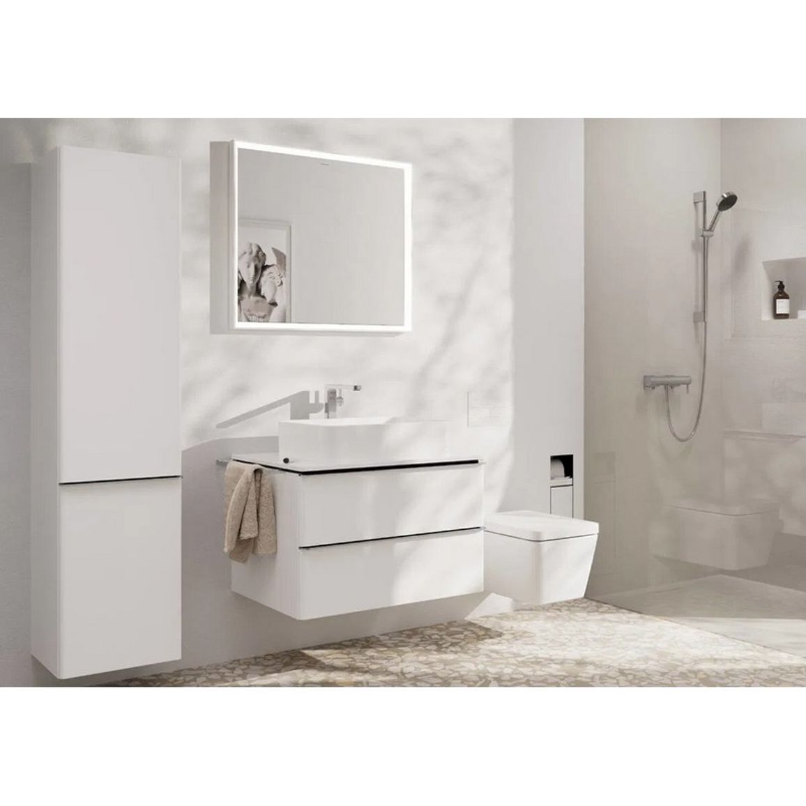 Смеситель Tecturis E 240 Fine CoolStart без донного клапана Chrome Hansgrohe (73072000)