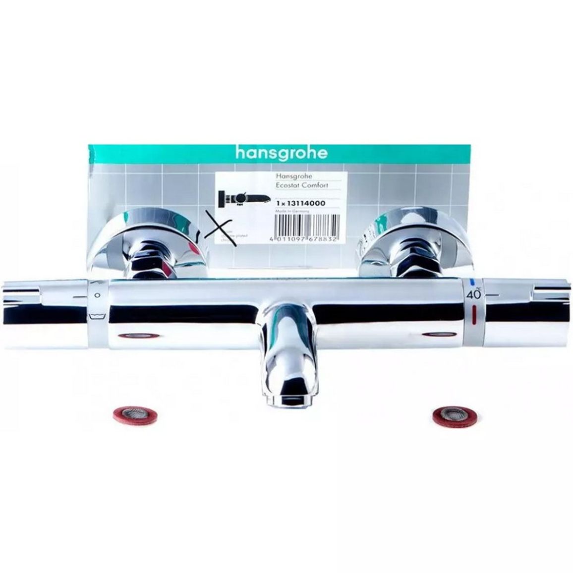 Термостат для ванны Ecostat Comfort DN15 Chrome Hansgrohe (13114000) Термостат для ванны Ecostat Comfort DN15 Chrome Hansgrohe (13114000)