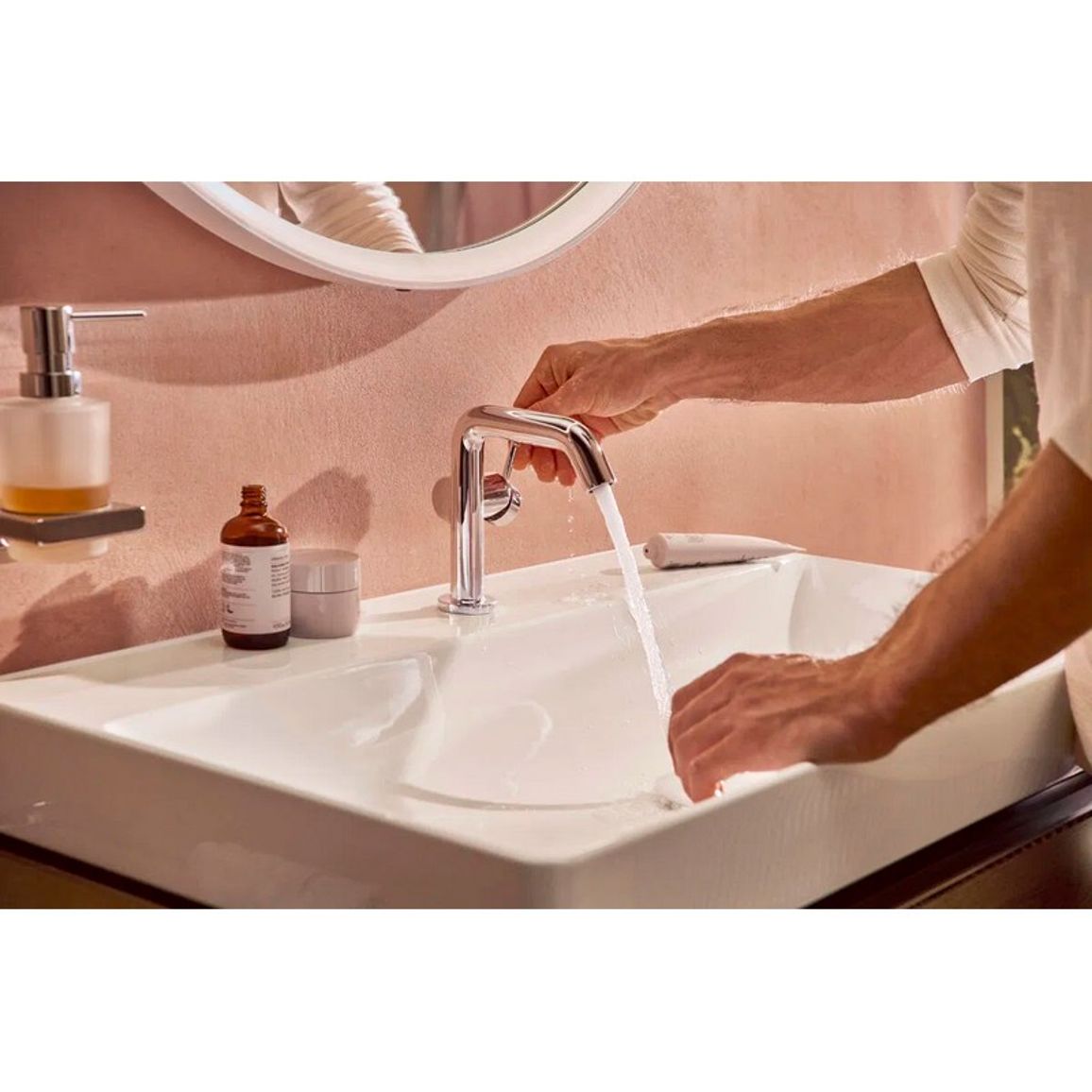 Смеситель Tecturis S 110 Fine CoolStart без донного клапана Chrome Hansgrohe (73321000) Смеситель Tecturis S 110 Fine CoolStart без донного клапана Chrome Hansgrohe (73321000)