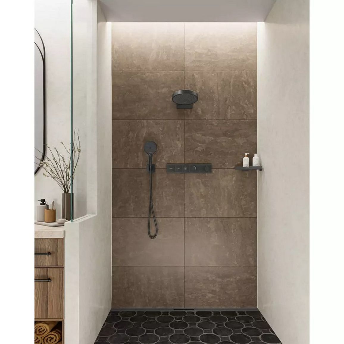 Термостат RainSelect Matt Black Hansgrohe (15380670) Термостат RainSelect Matt Black Hansgrohe (15380670)