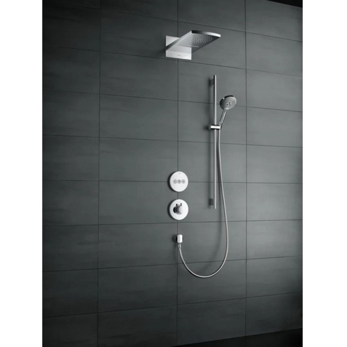 Термостат ShowerSelect S Highflow Chrome Hansgrohe (15742000) Термостат ShowerSelect S Highflow Chrome Hansgrohe (15742000)