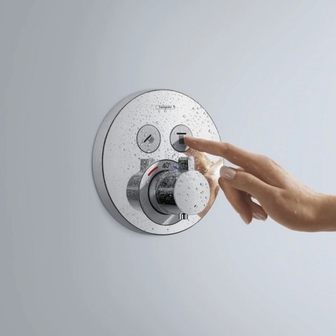 Термостат ShowerSelect Chrome Hansgrohe (15743000) Термостат ShowerSelect Chrome Hansgrohe (15743000)