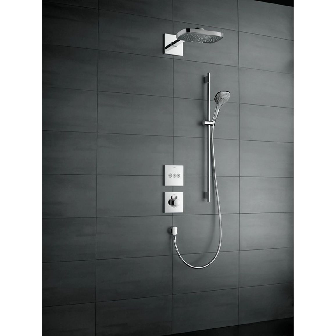 Термостат скрытого монтажа ShowerSelect HighFlow, Matt White Hansgrohe (15760700) Термостат скрытого монтажа ShowerSelect HighFlow, Matt White Hansgrohe (15760700)