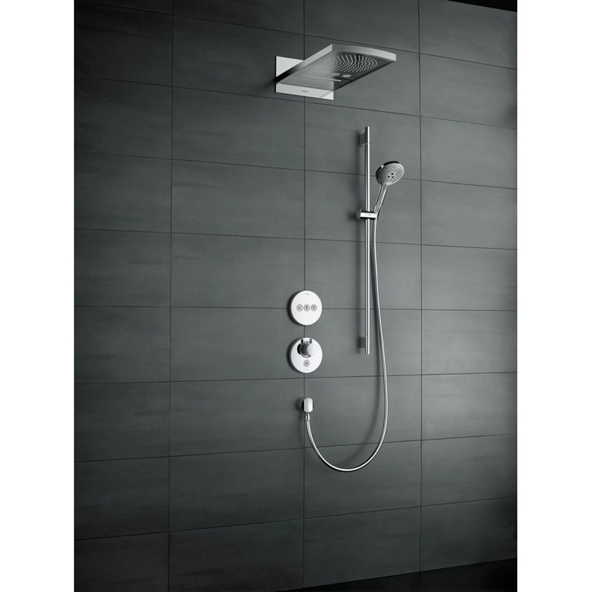 Термостат скрытого монтажа ShowerSelect S, Chrome Hansgrohe (15744000) Термостат скрытого монтажа ShowerSelect S, Chrome Hansgrohe (15744000)