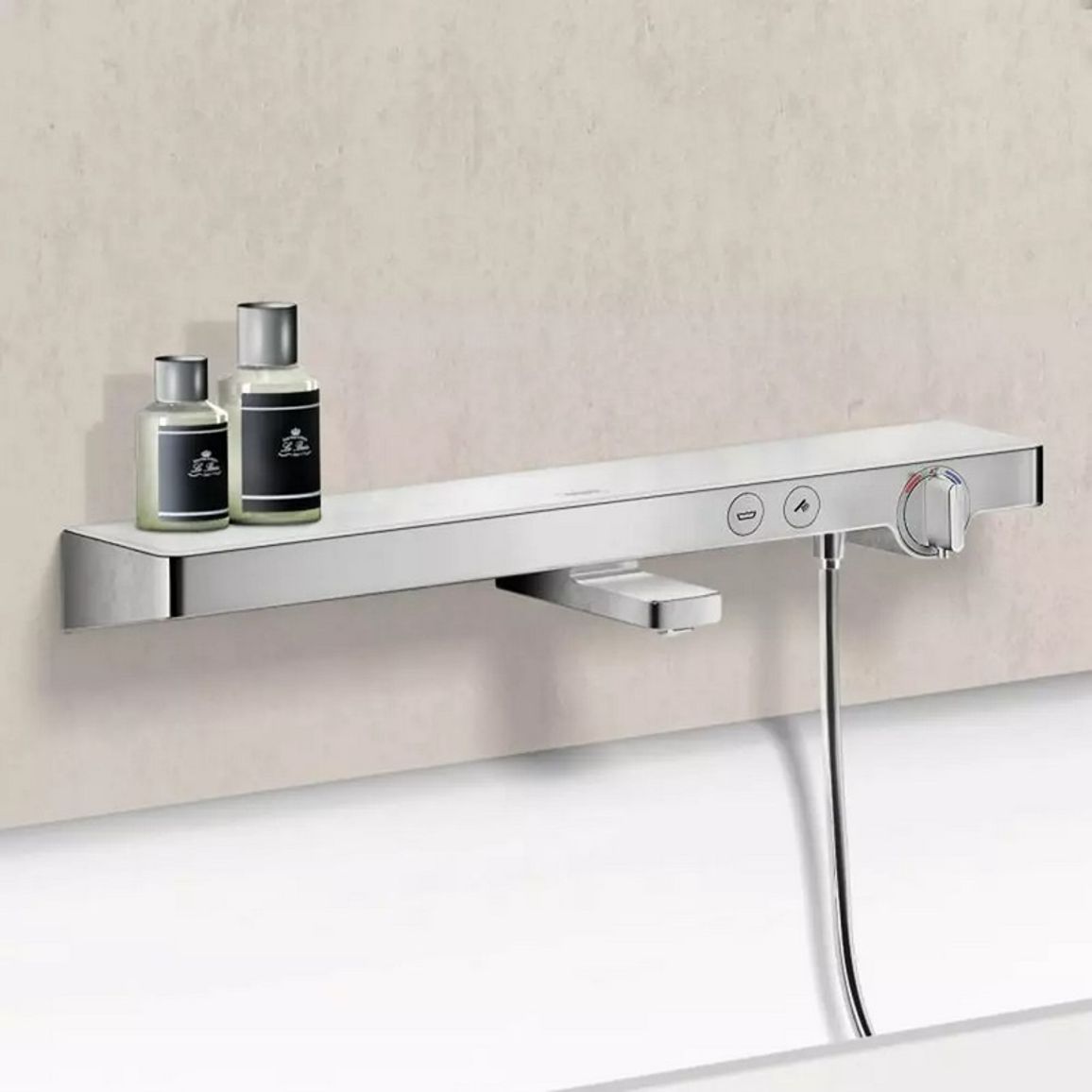 Термостат для ванны ShowerTablet Select 700 мм, Matt White Hansgrohe (13183400) Термостат для ванны ShowerTablet Select 700 мм, Matt White Hansgrohe (13183400)