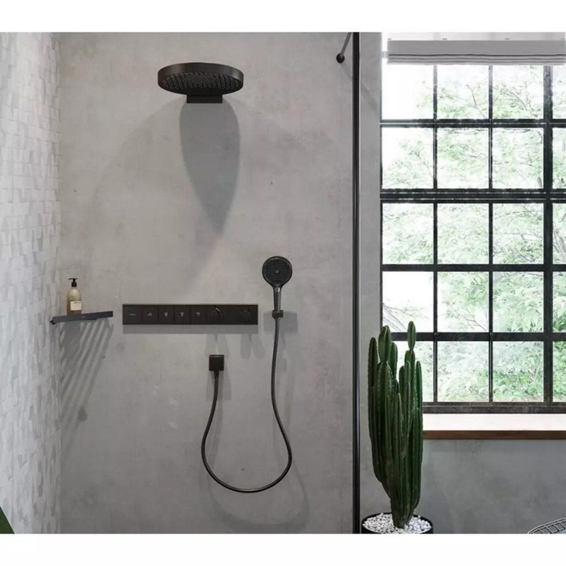 Термостат RainSelect, Matt Black Hansgrohe (15382670) Термостат RainSelect, Matt Black Hansgrohe (15382670)