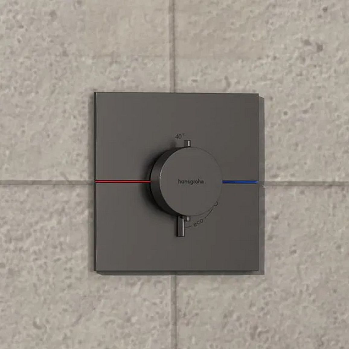 Термостат ShowerSelect Comfort E HighFlow Brushed Black Chrome Hansgrohe (15574340) Термостат ShowerSelect Comfort E HighFlow Brushed Black Chrome Hansgrohe (15574340)
