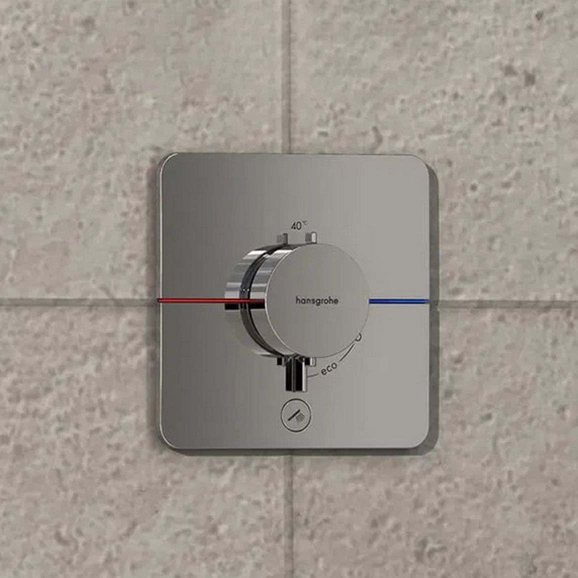 Термостат ShowerSelect Comfort Q HighFlow на 1 функцию Chrome Hansgrohe (15589000) Термостат ShowerSelect Comfort Q HighFlow на 1 функцию Chrome Hansgrohe (15589000)