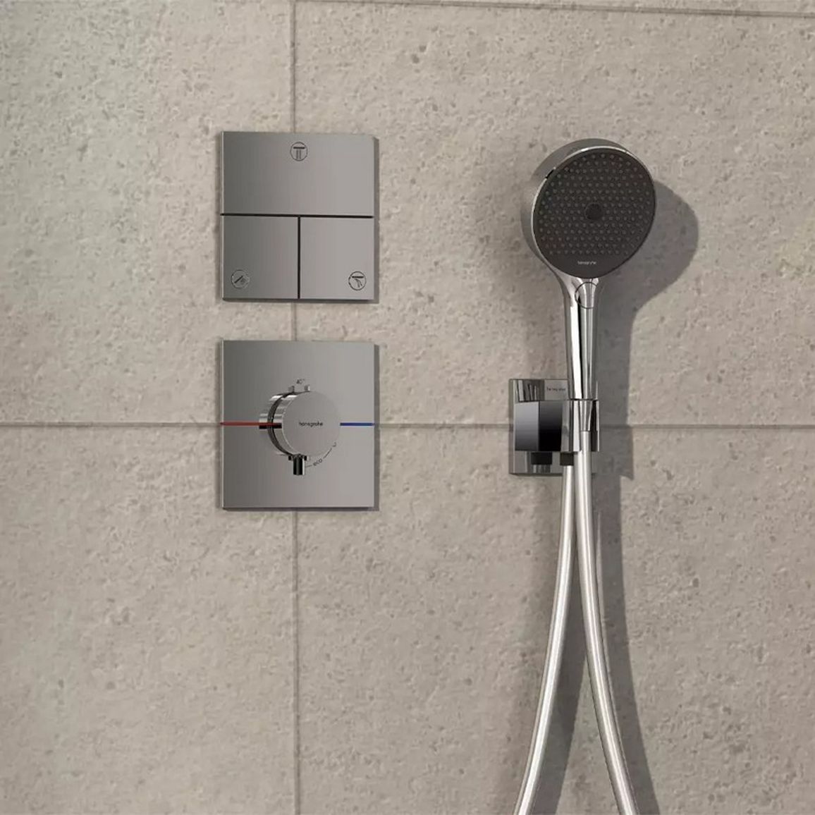 Термостат ShowerSelect Comfort S HighFlow на 1 функцию Chrome Hansgrohe (15562000) Термостат ShowerSelect Comfort S HighFlow на 1 функцию Chrome Hansgrohe (15562000)