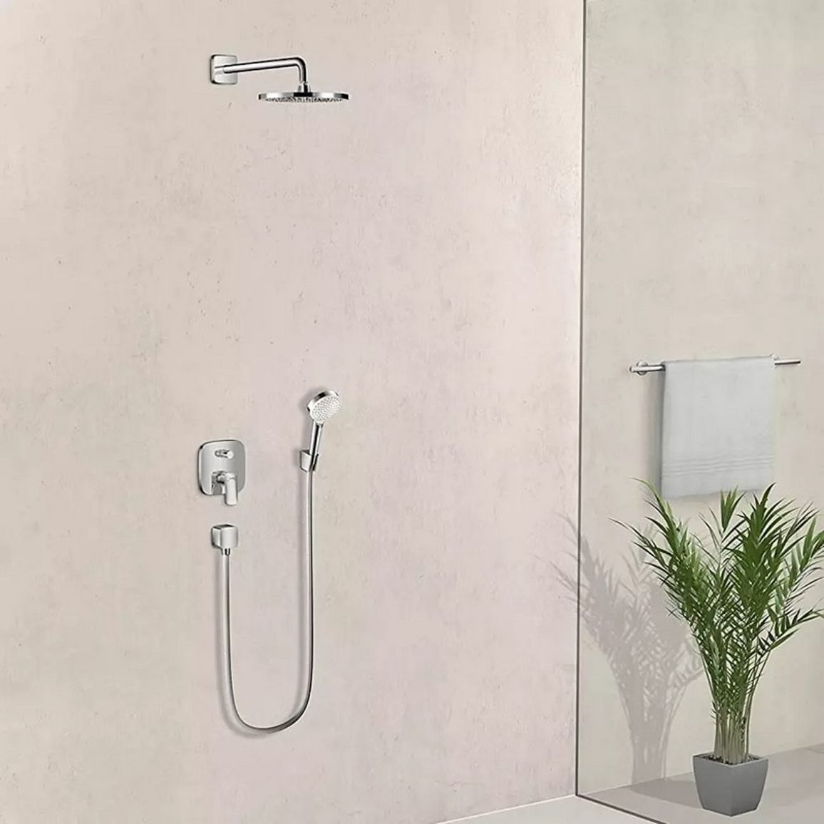 Змішувач для ванни Logis Chrome Hansgrohe (71405000) Змішувач для ванни Logis Chrome Hansgrohe (71405000)