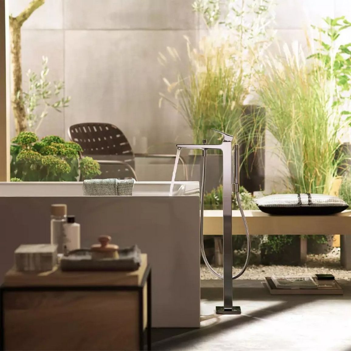 Змішувач для ванни Metropol Chrome Hansgrohe (32532000) Змішувач для ванни Metropol Chrome Hansgrohe (32532000)