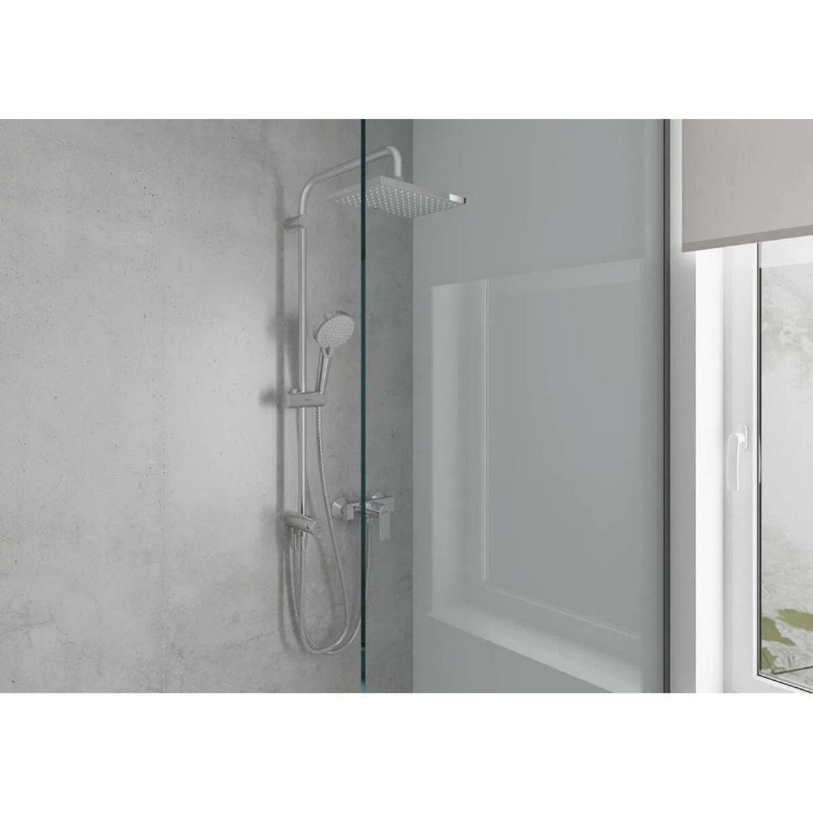 Смеситель для душа Vernis Shape Matt Black Hansgrohe (71650670) Смеситель для душа Vernis Shape Matt Black Hansgrohe (71650670)