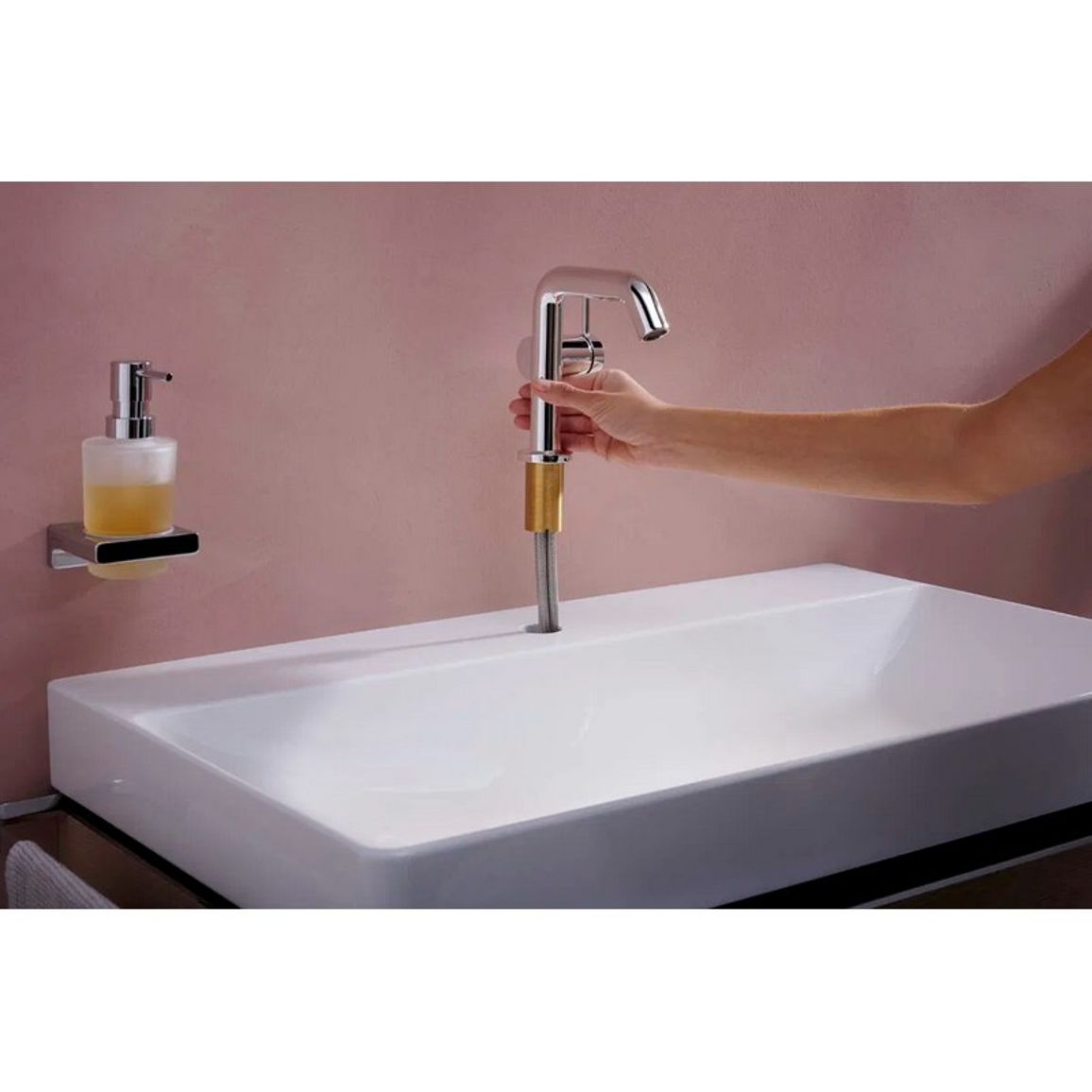Смеситель Tecturis S 110 Fine CoolStart для умывальника, Chrome Hansgrohe (73320000) Смеситель Tecturis S 110 Fine CoolStart для умывальника, Chrome Hansgrohe (73320000)