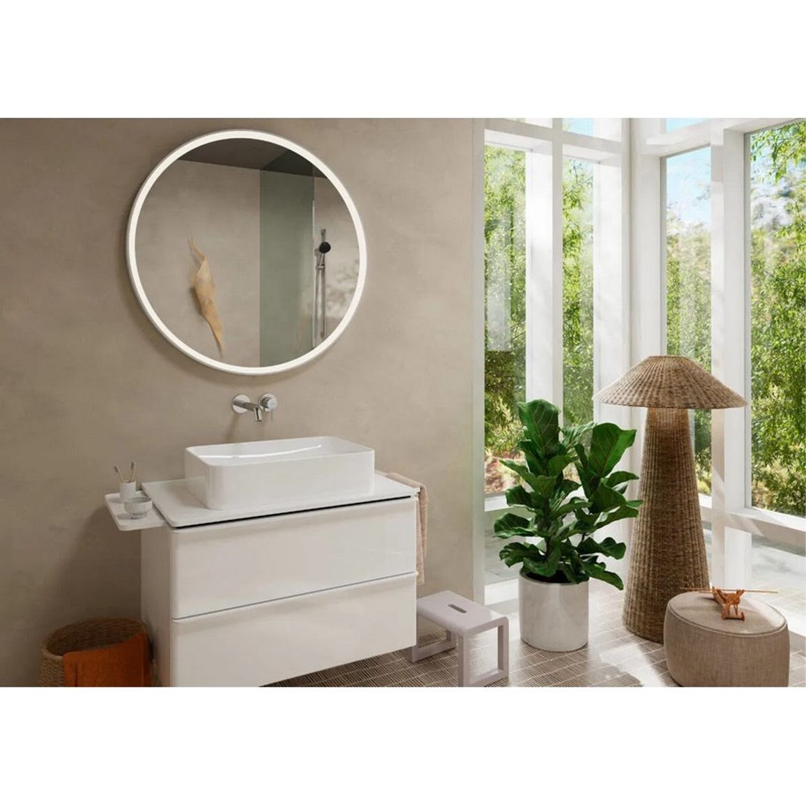 Смеситель Tecturis S 225 для умывальника со стены Chrome Hansgrohe (73351000) Смеситель Tecturis S 225 для умывальника со стены Chrome Hansgrohe (73351000)
