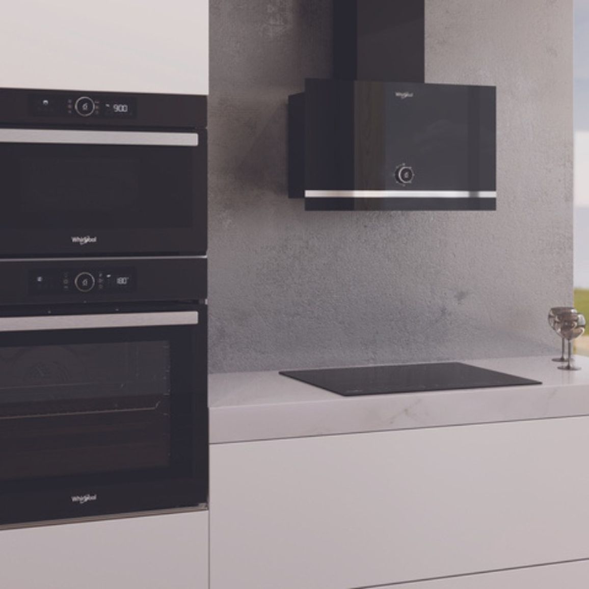 Вытяжка пристенная WHVA 62F LM K Whirlpool Вытяжка пристенная WHVA 62F LM K Whirlpool