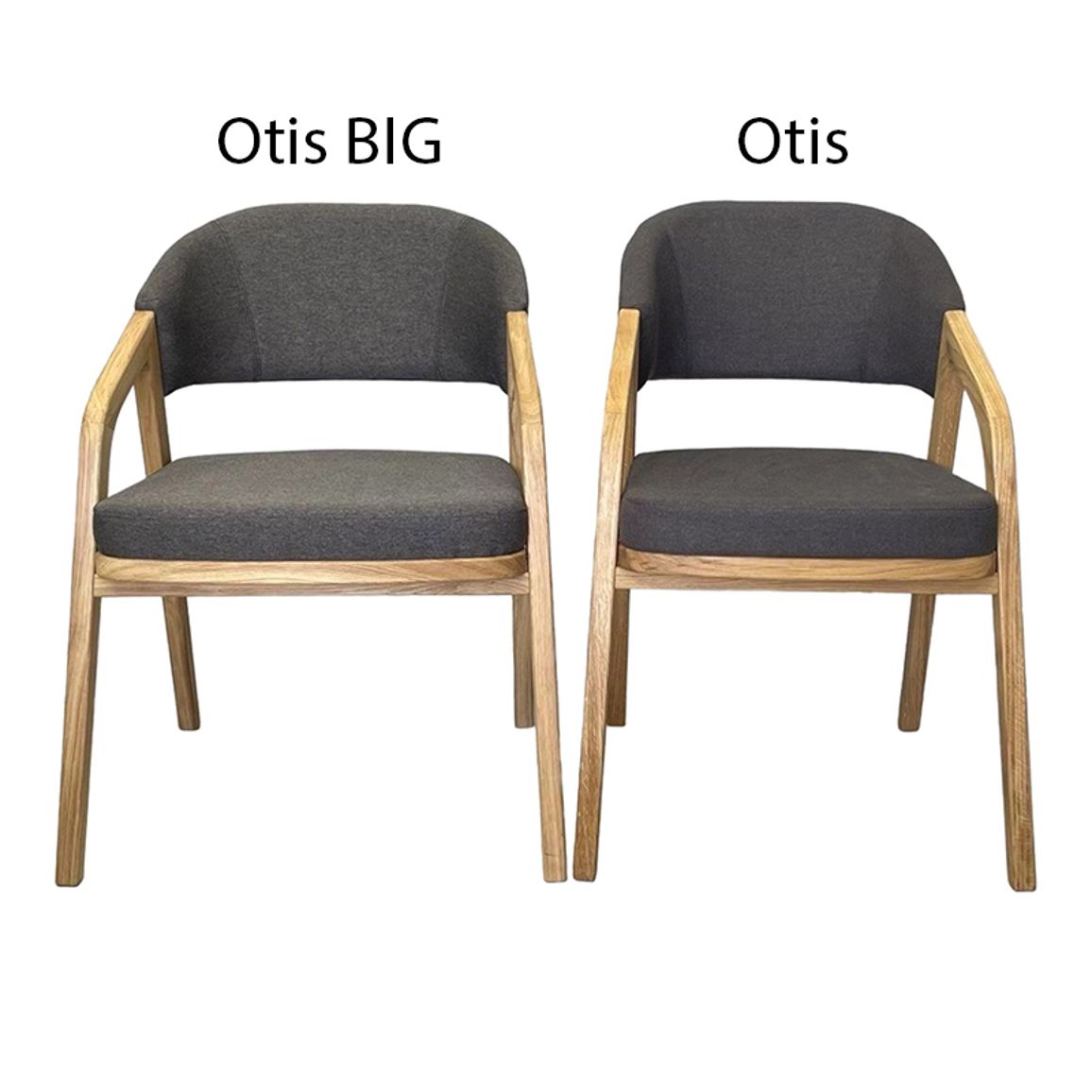 Кресло Otis Big натуральный дуб / Piano 04 Кресло Otis Big натуральный дуб / Piano 04