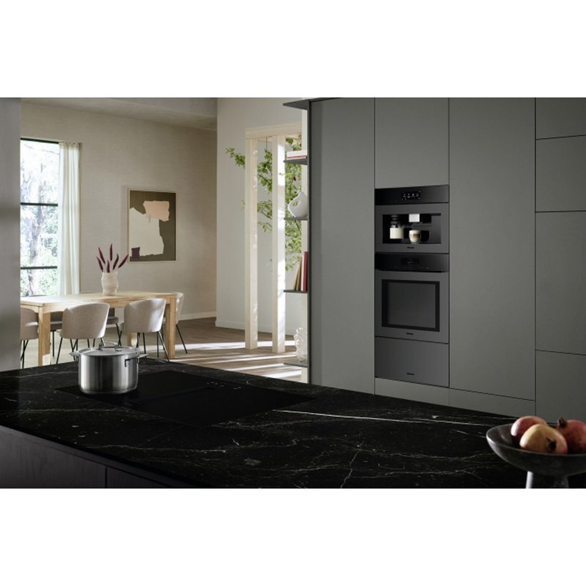 Шафа для підігріву посуду ESW 7020 чорний обсидіан матовий Miele Шафа для підігріву посуду ESW 7020 чорний обсидіан матовий Miele