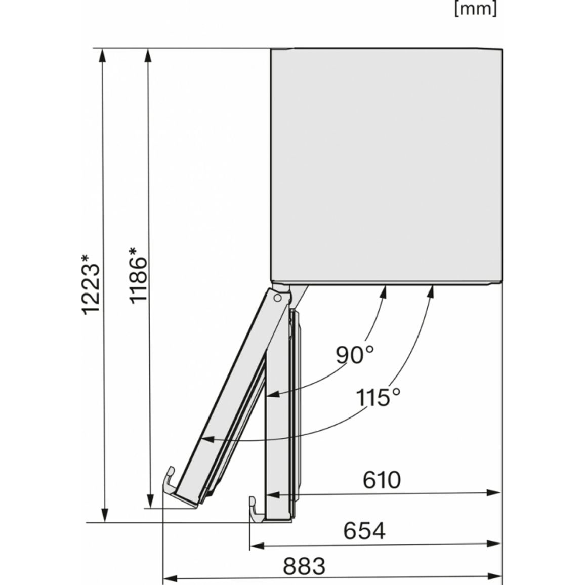 Соло морозильник FNS 4782 D bst Miele Соло морозильник FNS 4782 D bst Miele
