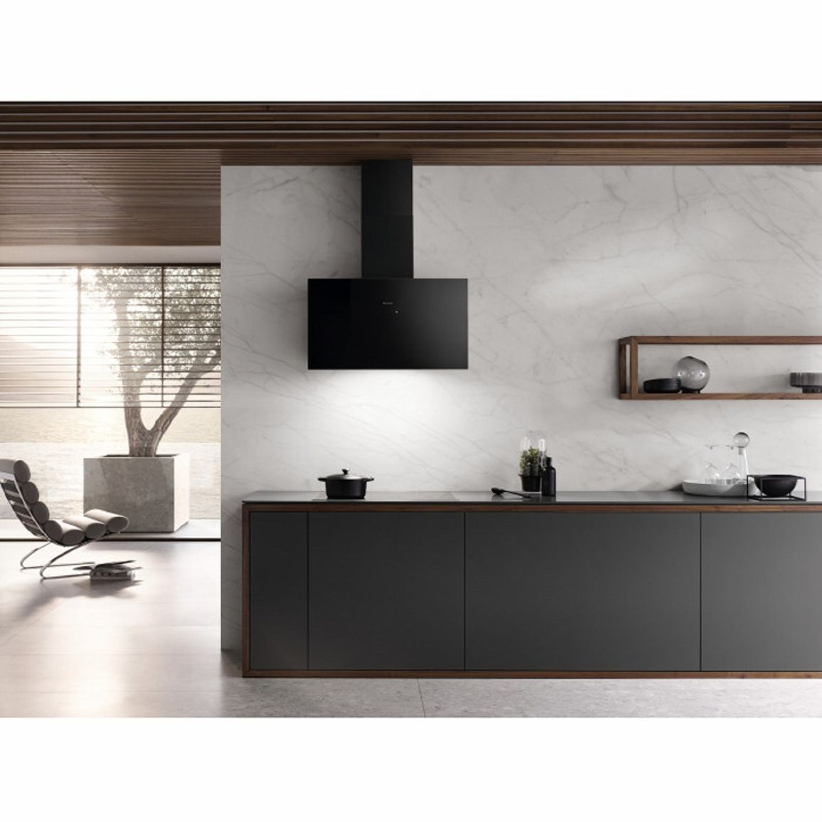 Вытяжка пристенная DA 9092 W OBSW Miele