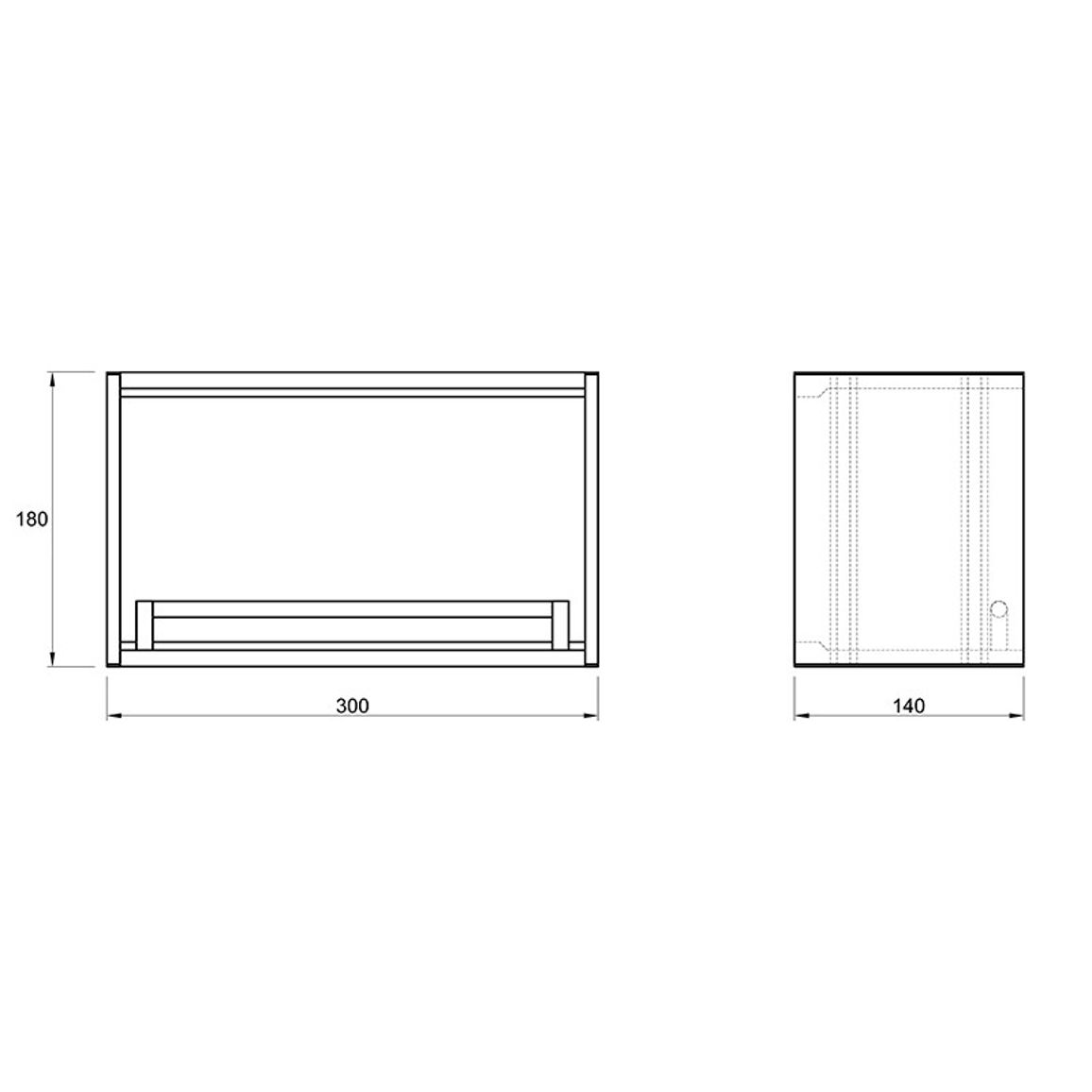 Комплект модуля системы Cosma FLAG, 180x300 мм, черный Комплект модуля системы Cosma FLAG, 180x300 мм, черный
