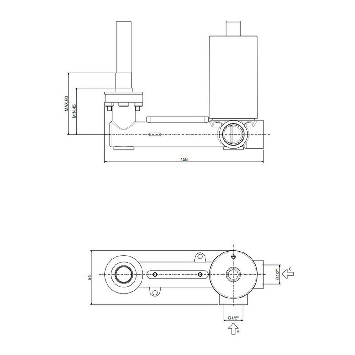 Смеситель для раковины Light 245, черный (LIG106NO70) Paffoni Смеситель для раковины Light 245, черный (LIG106NO70) Paffoni