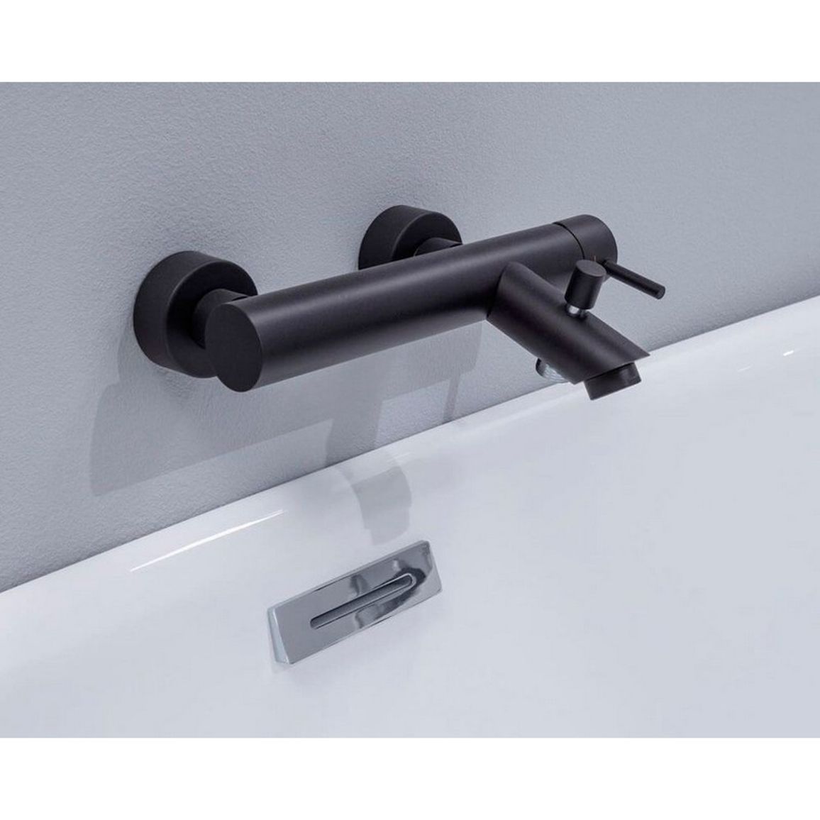 Смеситель для ванны Light, черный (LIG023NO) Paffoni