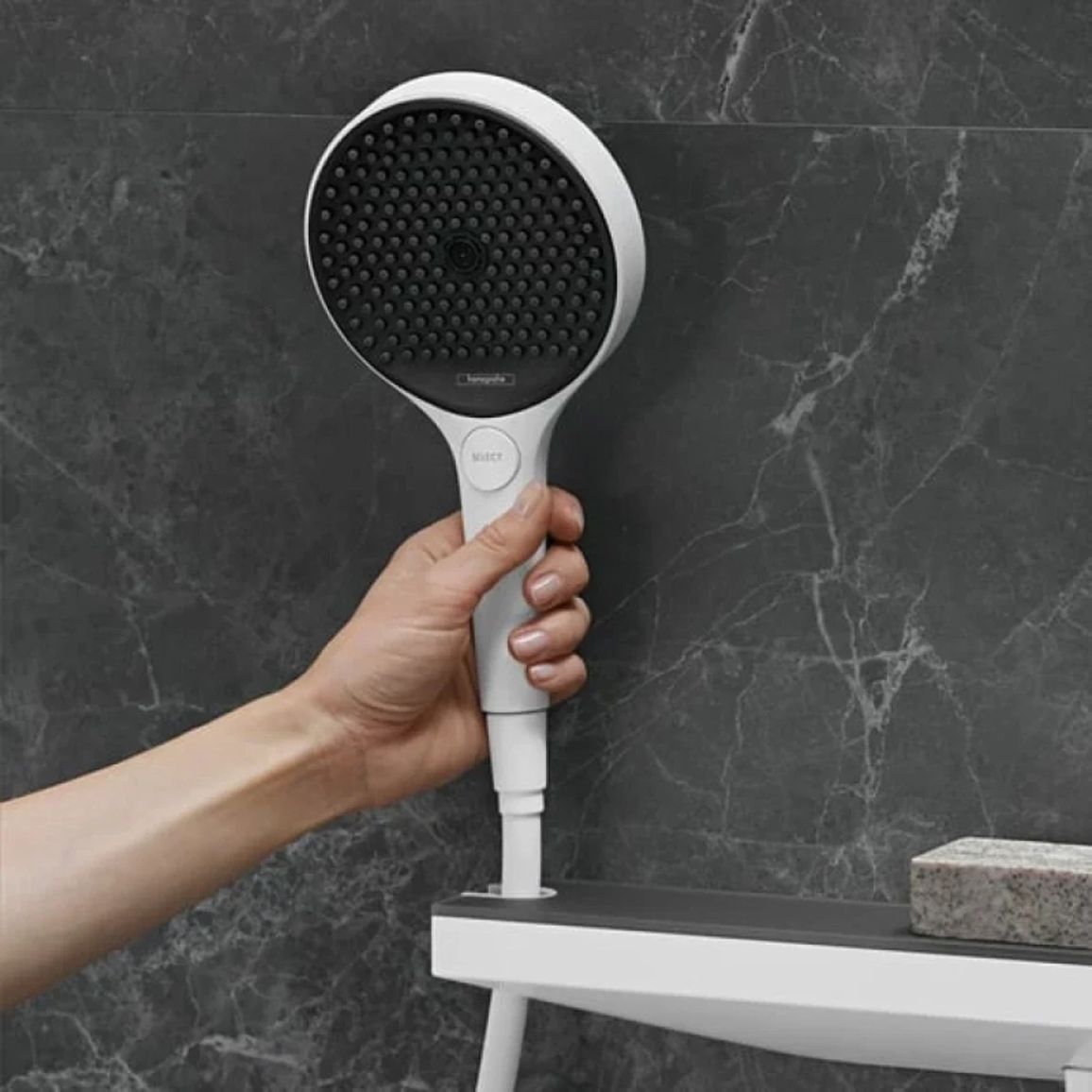 Ручний душ Hansgrohe Rainfinity 130 3jet EcoSmart Matt White Hansgrohe (26865700) Ручний душ Hansgrohe Rainfinity 130 3jet EcoSmart Matt White Hansgrohe (26865700)