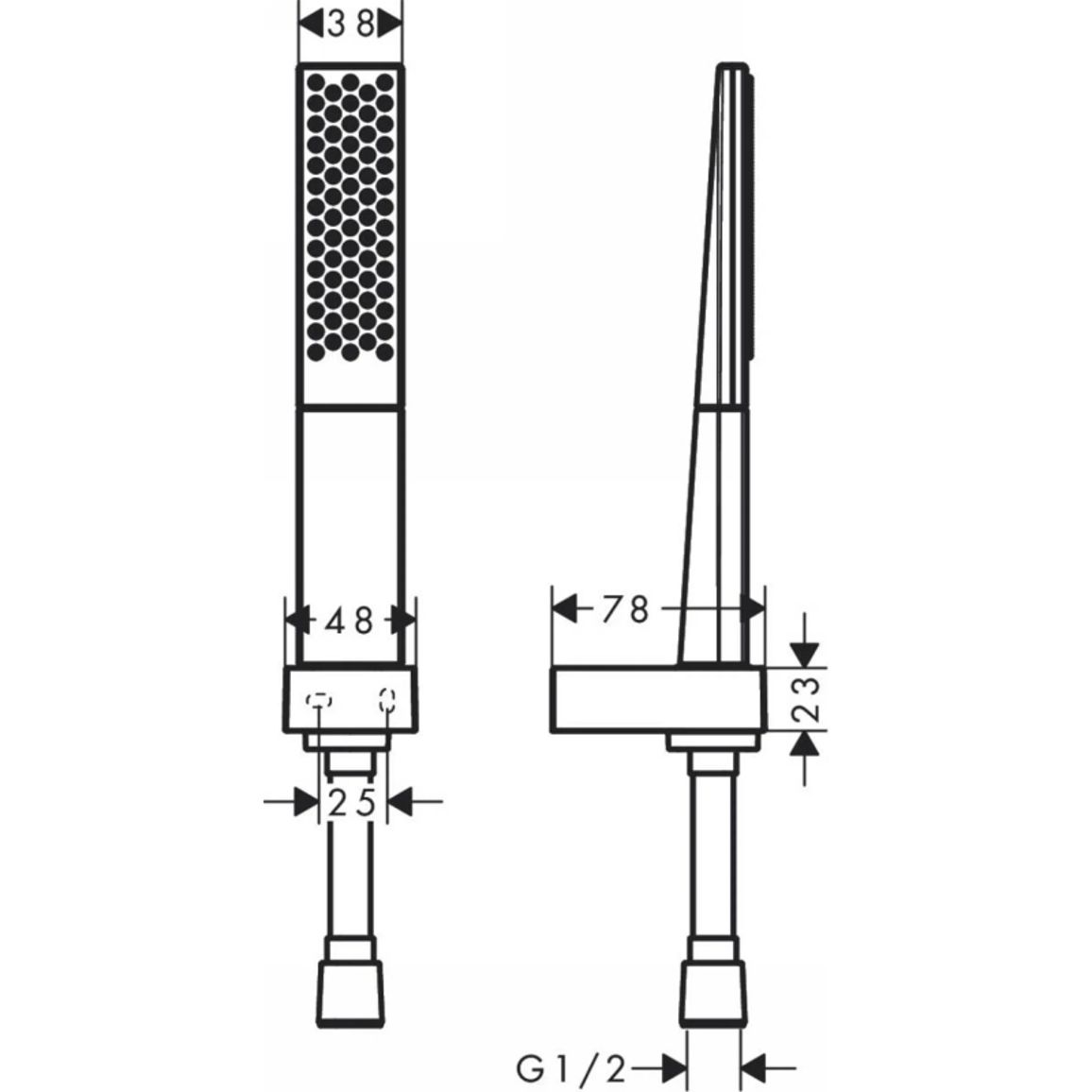 Душовий набір Hansgrohe Rainfinity 100 1jet Porter Matt White Hansgrohe (26856700) Душовий набір Hansgrohe Rainfinity 100 1jet Porter Matt White Hansgrohe (26856700)