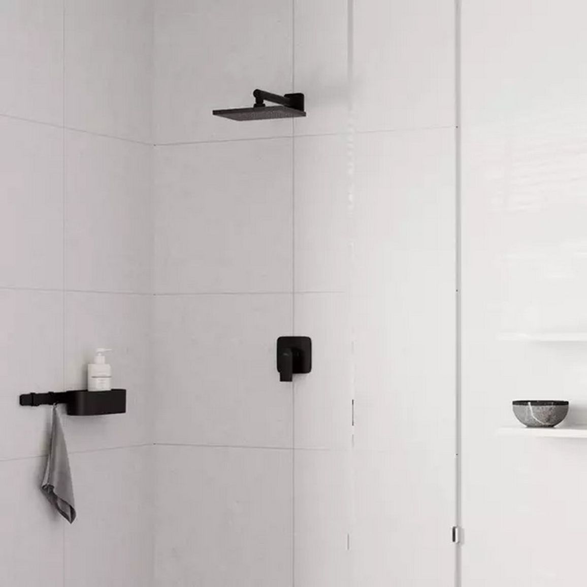 Верхній душ Hansgrohe Vernis Shape 230 230x170 мм 1jet Matt Black Hansgrohe (26281670) Верхній душ Hansgrohe Vernis Shape 230 230x170 мм 1jet Matt Black Hansgrohe (26281670)