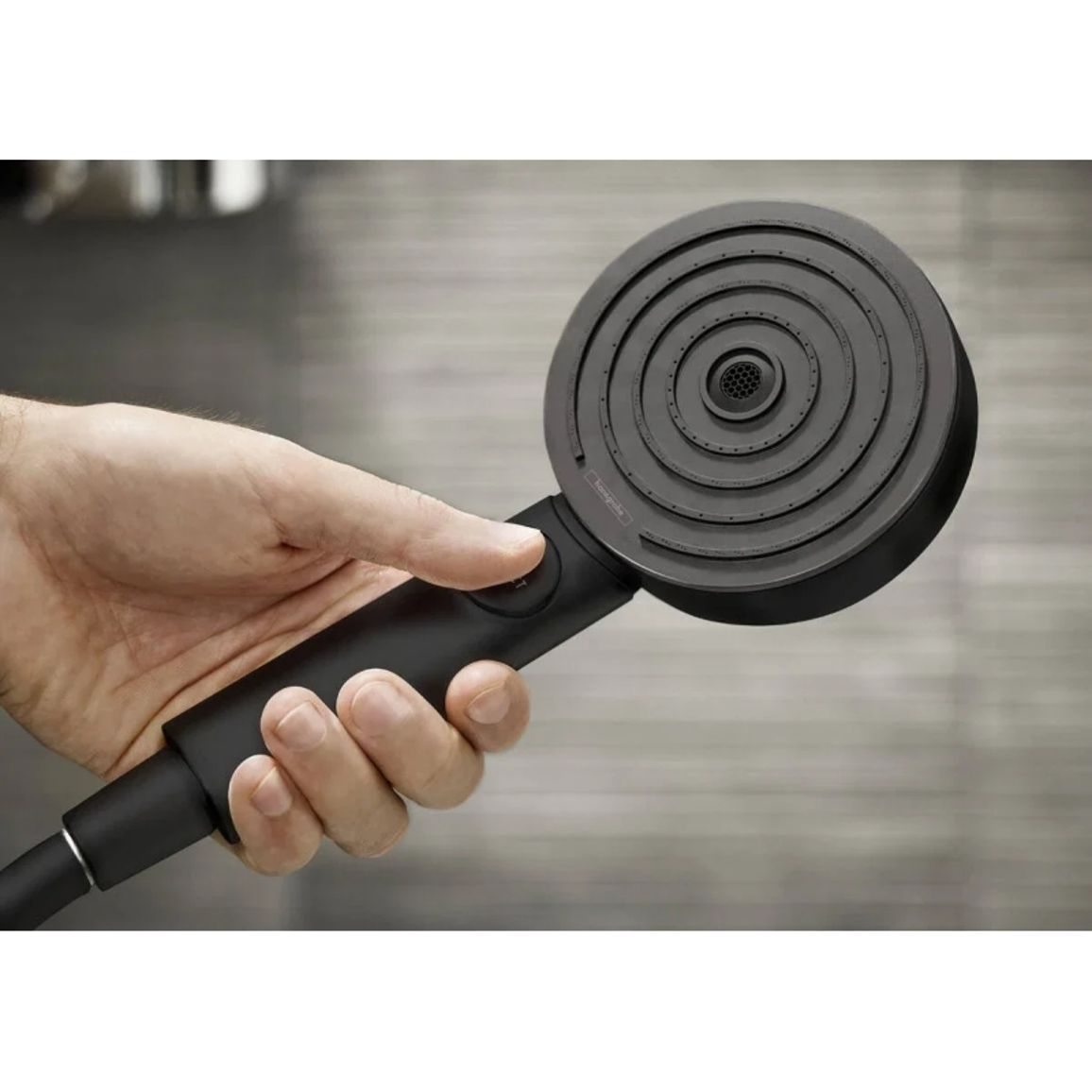 Ручний душ Hansgrohe Pulsify Select Activation 105 3jet  Matt Black Hansgrohe (24100670)
