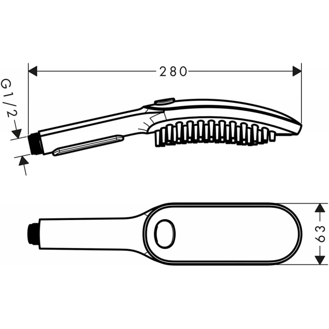 Ручний душ Hansgrohe DogShower 150 3Jet Matt White Hansgrohe (26640700) Ручний душ Hansgrohe DogShower 150 3Jet Matt White Hansgrohe (26640700)