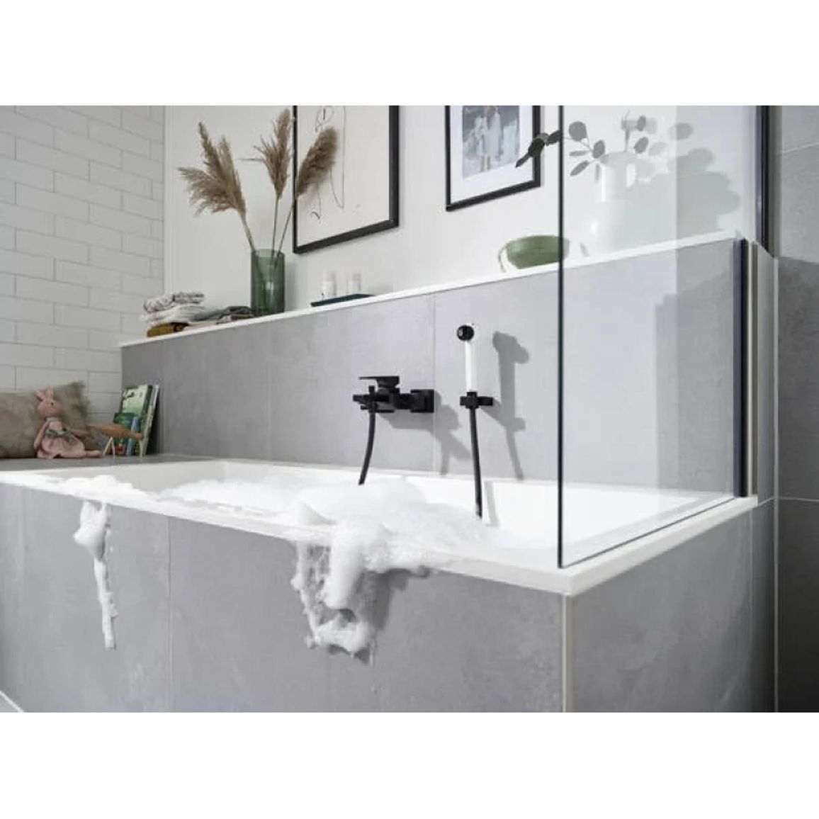 Ручний душ дитячий Hansgrohe Jocolino 2Jet  Zebra White/Black Hansgrohe (28787640)