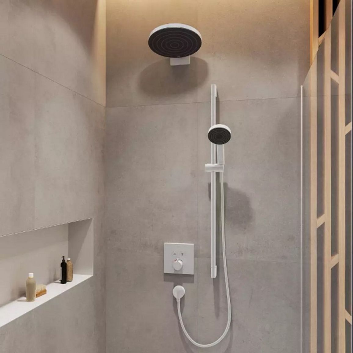 Верхній душ Hansgrohe Pulsify 260 1jet Matt White Hansgrohe (24140700) Верхній душ Hansgrohe Pulsify 260 1jet Matt White Hansgrohe (24140700)