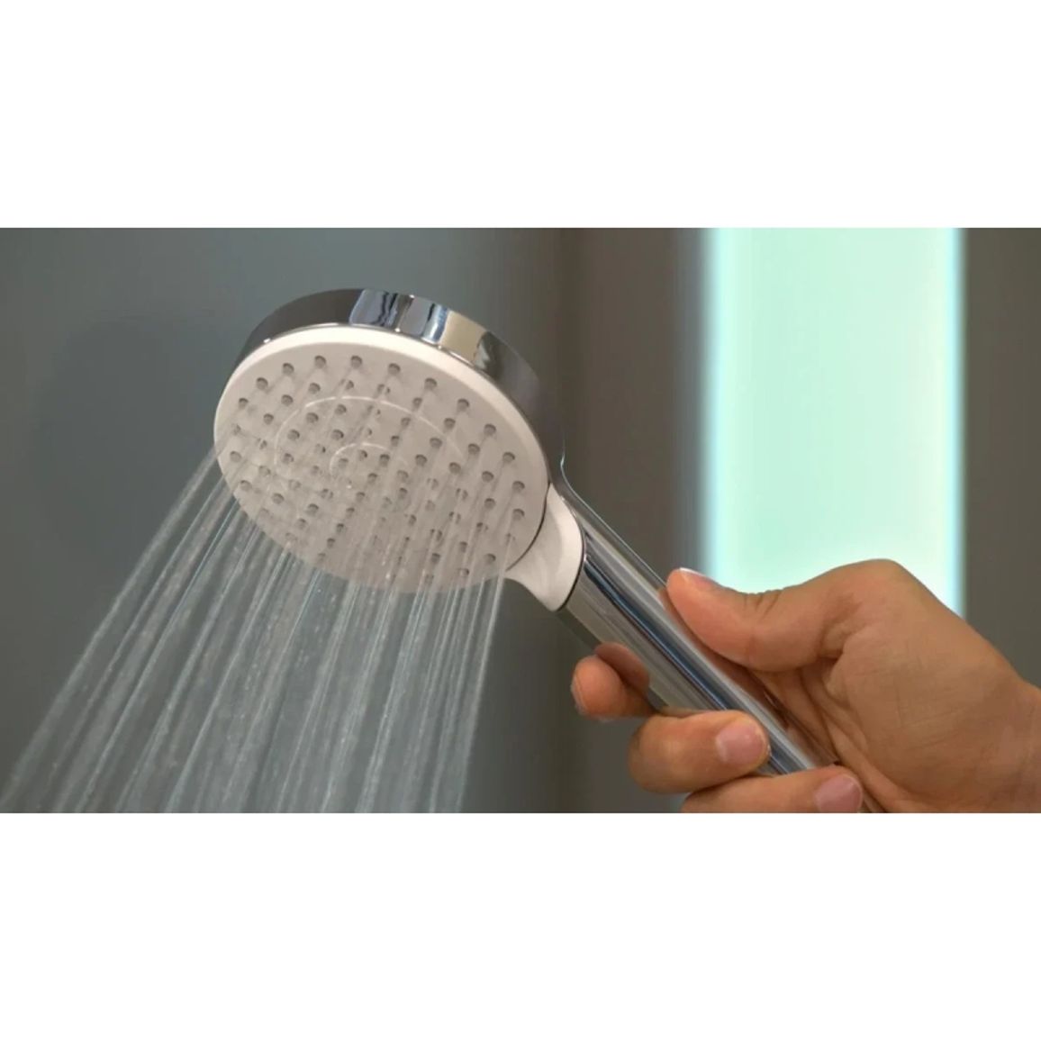 Ручний душ Hansgrohe Crometta 100 1jet Green 6 л/хв White/Chrome Hansgrohe (26334400) Ручний душ Hansgrohe Crometta 100 1jet Green 6 л/хв White/Chrome Hansgrohe (26334400)
