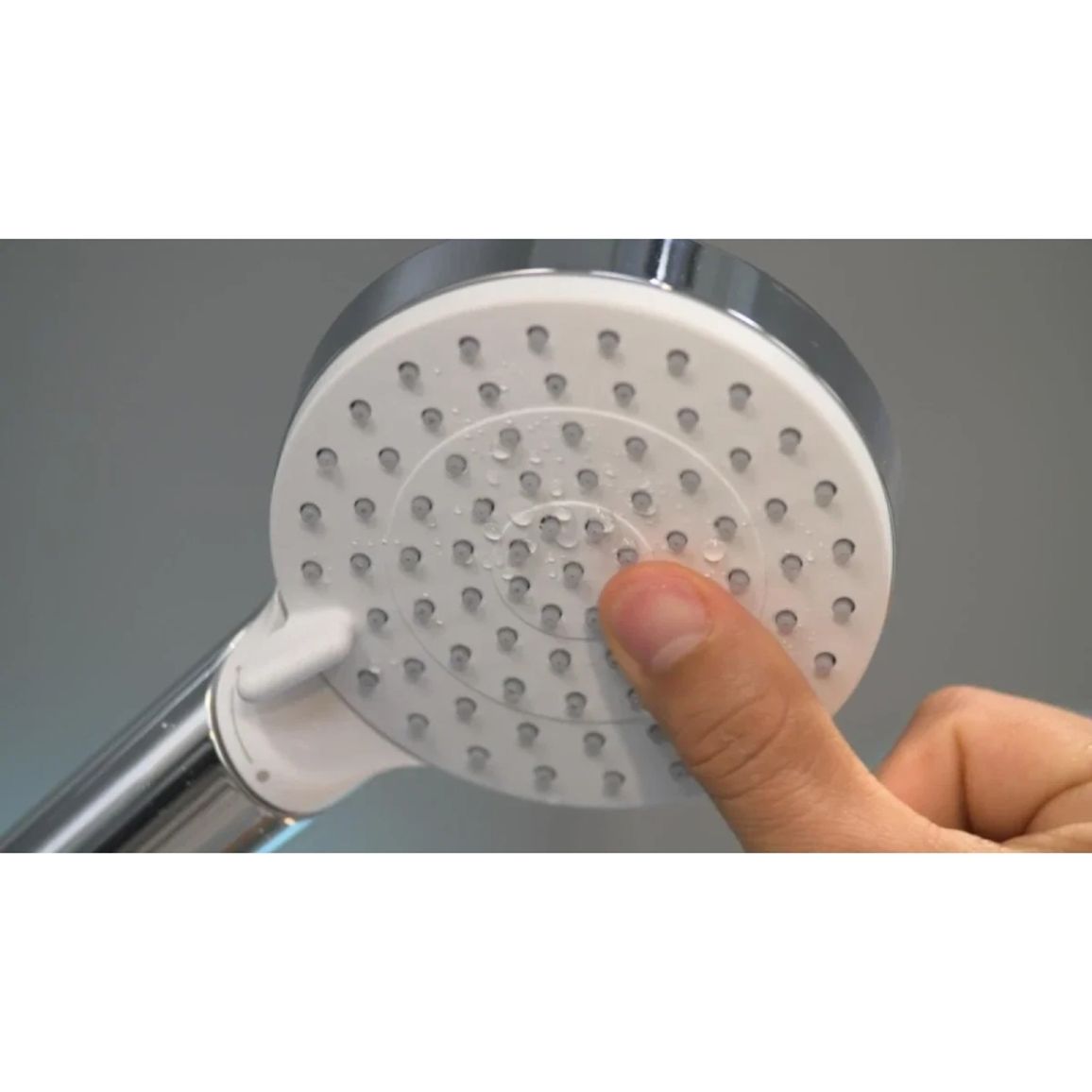Душовий набір Showerpipe Crometta 100 Vario Green 6 л/хв  White/Chrome Hansgrohe (26555400)