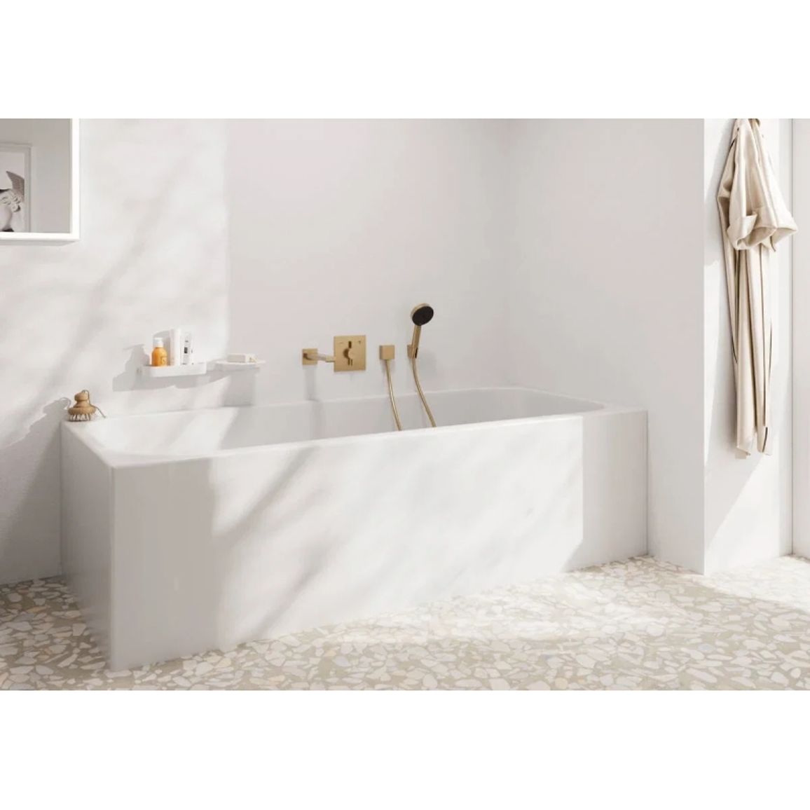 Ручний душ Hansgrohe Pulsify Select Relaxation 105 3jet EcoSmart  Brushed Bronze Hansgrohe(24111140)