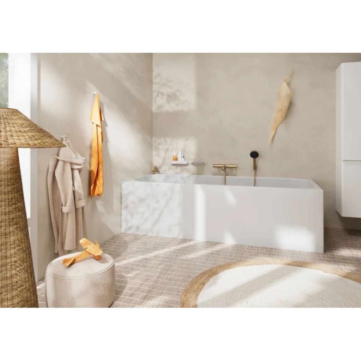 Ручний душ Hansgrohe Pulsify Select Relaxation 105 3jet EcoSmart  Brushed Bronze Hansgrohe(24111140)