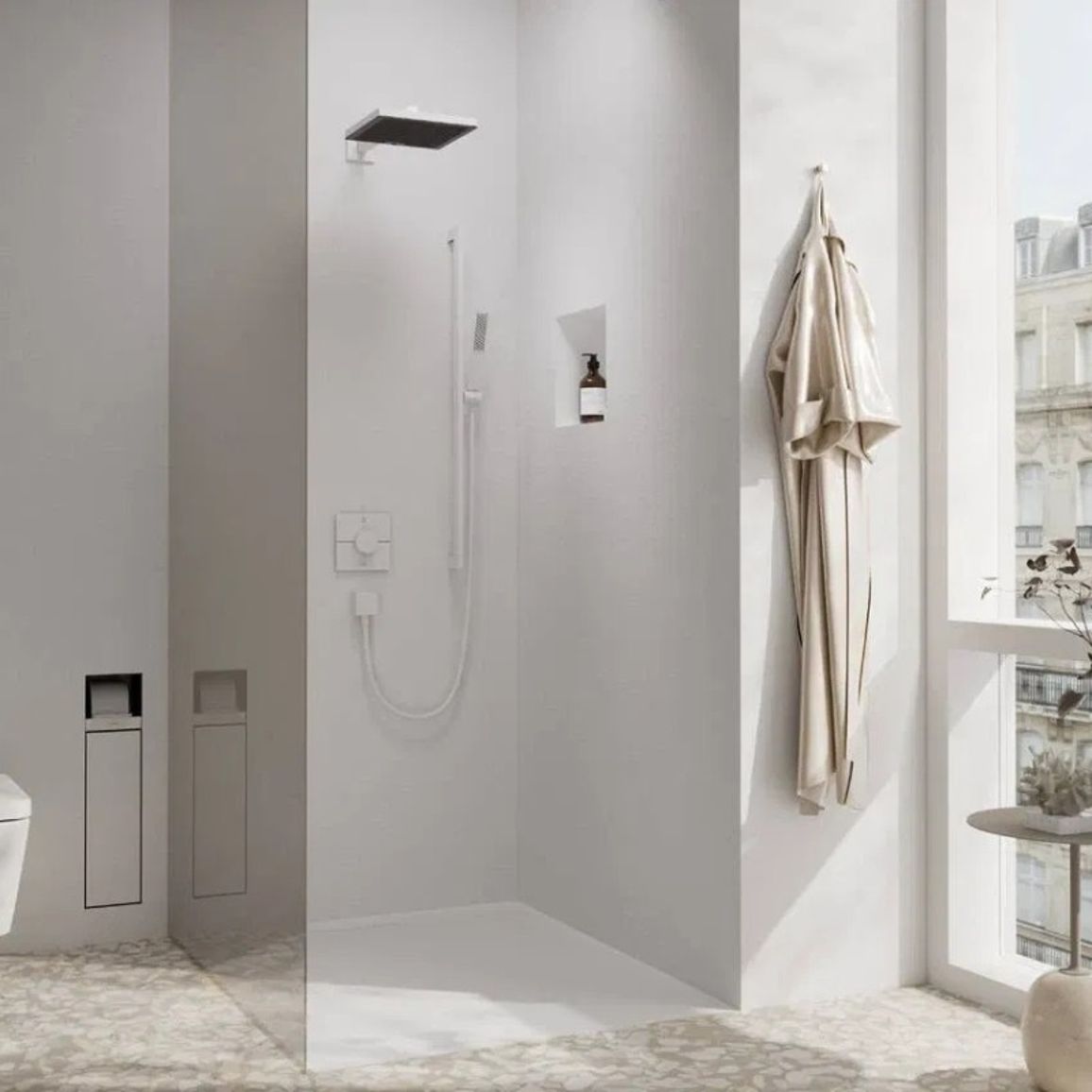 Верхний душ Hansgrohe Pulsify E 260 1jet EcoSmart+ Chrome Hansgrohe (24333000)