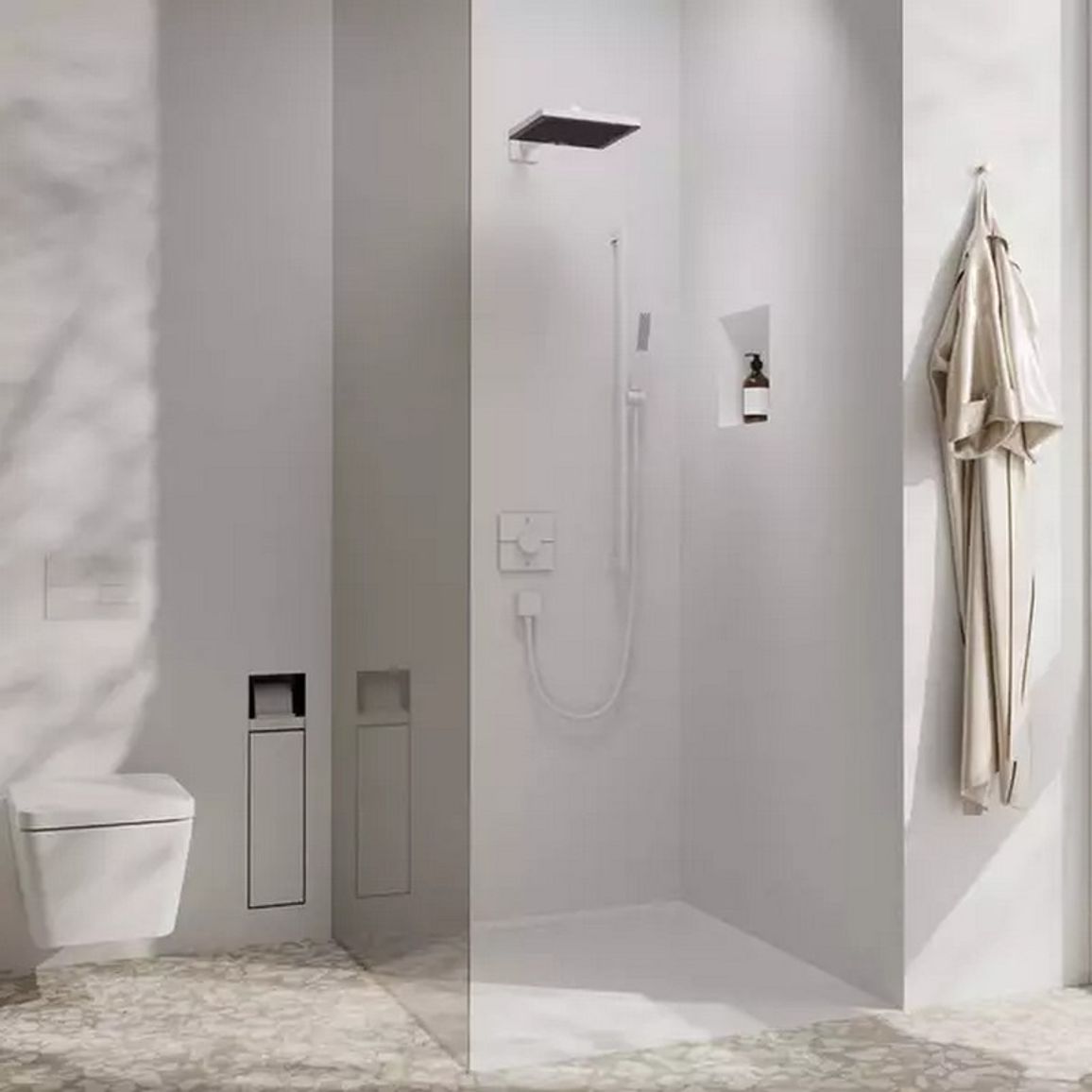 Верхний душ Hansgrohe Pulsify E 260 1jet EcoSmart+ Matt White Hansgrohe (24333700) Верхний душ Hansgrohe Pulsify E 260 1jet EcoSmart+ Matt White Hansgrohe (24333700)
