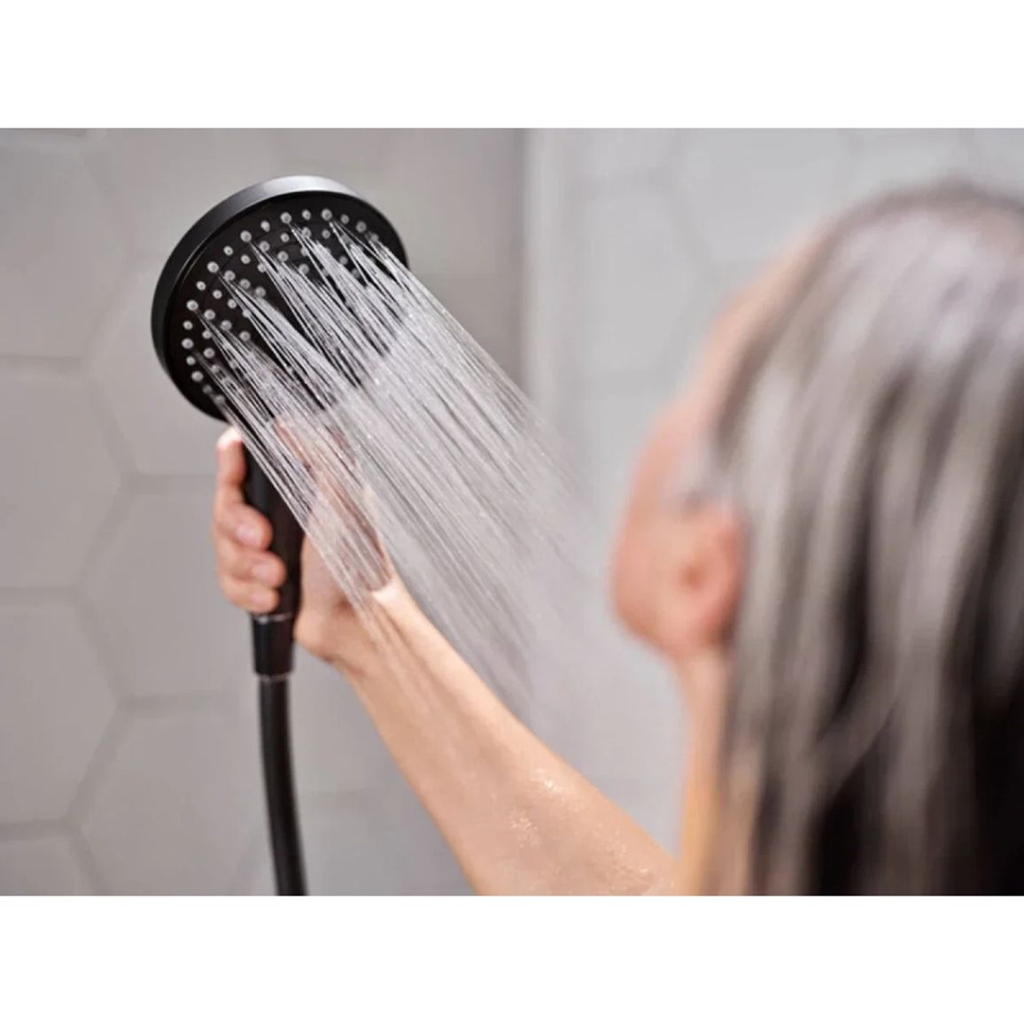 Ручний душ Hansgrohe Raindance Select S 120 3jet EcoSmart 9L  Matt Black Hansgrohe (26531670)