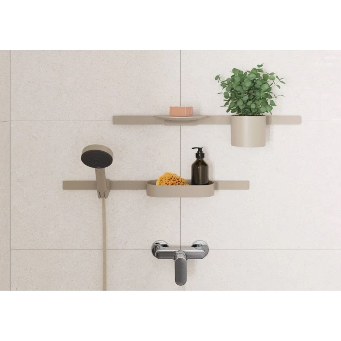 Ручний душ Pulsify Planet Edition Select Relaxation 105 3jet EcoSmart+ Sand Hansgrohe (26077210)