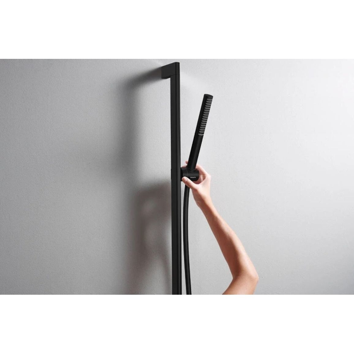 Ручний душ Hansgrohe Pulsify S 100 1jet EcoSmart+  Matt Black Hansgrohe (24126670)