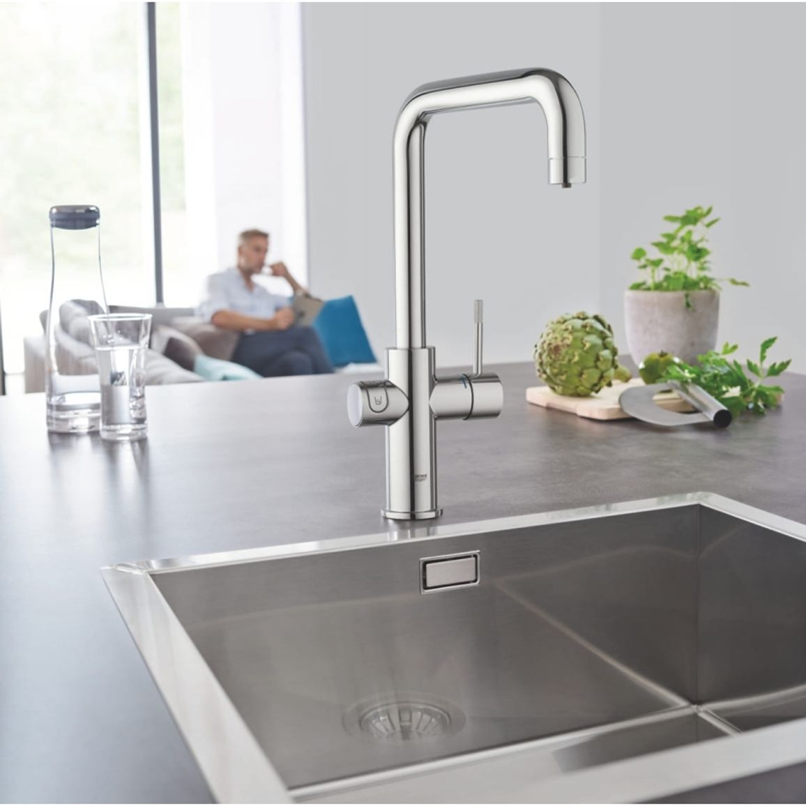 Смеситель для кухни Blue Home, хром (31456001) Grohe Смеситель для кухни Blue Home, хром (31456001) Grohe