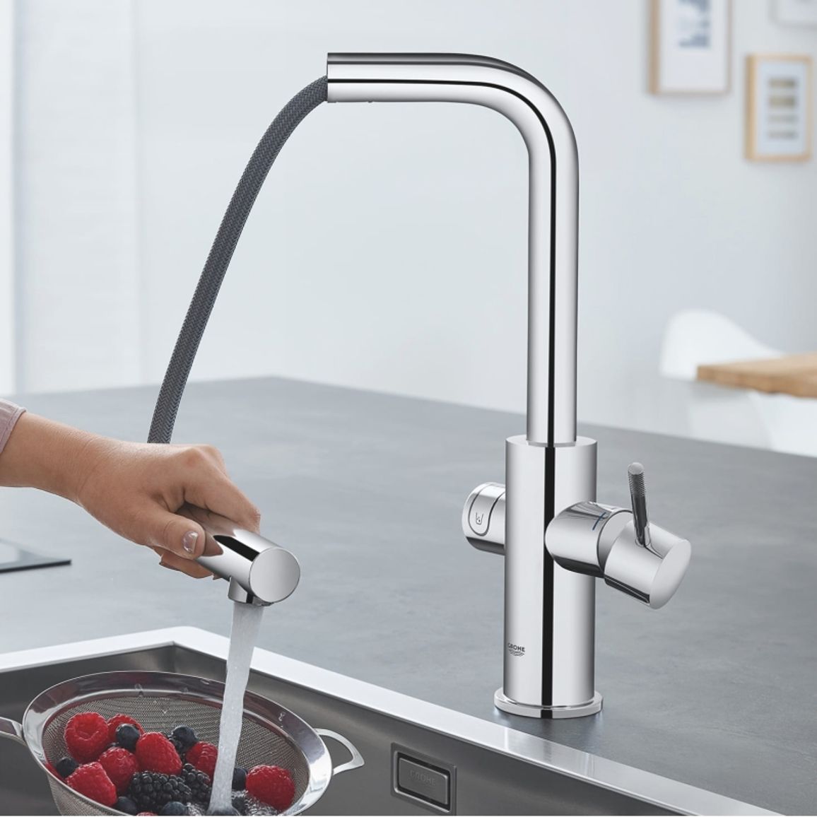 Змішувач для кухні Blue Home, хром (31539000) Grohe Змішувач для кухні Blue Home, хром (31539000) Grohe